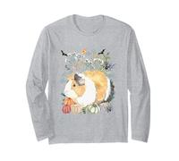 Cottagecore Guinea Pig Halloween Summerween Pets Long Sleeve T-Shirt