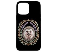Cottagecore Hedgehog In Lavender Woodland Laurel Wreath Case for iPhone 13 Pro Max