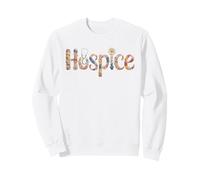 Cottagecore HOSPICE Nurse Caring Graduation Wellness Coffee Sweatshirt