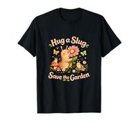Cottagecore Hug a Slug Save The Garden Graphic T-Shirt