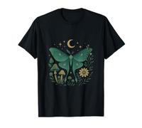 Cottagecore Luna Moth Whimsical Mushrooms Fairycore T-Shirt