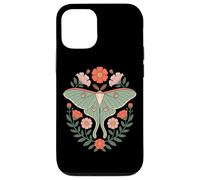 Cottagecore Luna Moth With Wildflower Botanical Wreath Case for iPhone 12/12 Pro