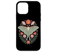Cottagecore Luna Moth With Wildflower Botanical Wreath Case for iPhone 12 mini