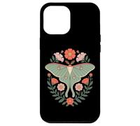 Cottagecore Luna Moth With Wildflower Botanical Wreath Case for iPhone 12 Pro Max