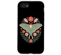 Cottagecore Luna Moth With Wildflower Botanical Wreath Case for iPhone SE (2020) / 7/8