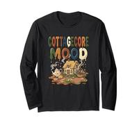 Cottagecore Mood Cozy Frog Teapot Cottage Long Sleeve T-Shirt