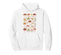 Cottagecore Mushrooms & Toadstools - Vintage Botanical Fungi Pullover Hoodie