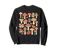 Cottagecore Mushrooms & Toadstools | Vintage Botanical Fungi Sweatshirt
