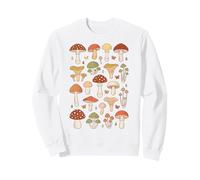 Cottagecore Mushrooms & Toadstools - Vintage Botanical Fungi Sweatshirt