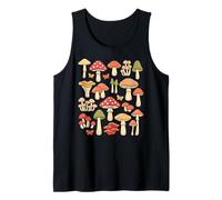 Cottagecore Mushrooms & Toadstools | Vintage Botanical Fungi Tank Top