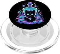 Cottagecore Pastel Goth Kawaii Anime Girls Womens Cat PopSockets PopGrip for MagSafe