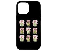 Cottagecore Pickle Jars with Bows Funny Food Case for iPhone 12 Pro Max