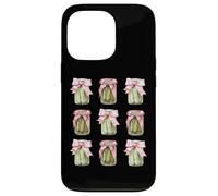 Cottagecore Pickle Jars with Bows Funny Food Case for iPhone 13 Pro