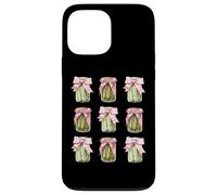 Cottagecore Pickle Jars with Bows Funny Food Case for iPhone 13 Pro Max