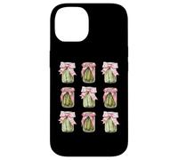 Cottagecore Pickle Jars with Bows Funny Food Case for iPhone 14
