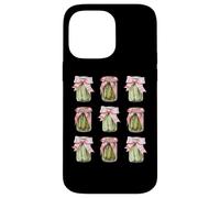 Cottagecore Pickle Jars with Bows Funny Food Case for iPhone 14 Pro Max