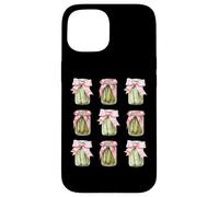 Cottagecore Pickle Jars with Bows Funny Food Case for iPhone 15