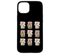 Cottagecore Pickle Jars with Bows Funny Food Case for iPhone 15 Plus