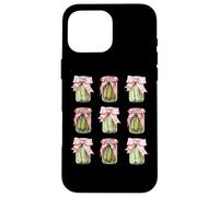 Cottagecore Pickle Jars with Bows Funny Food Case for iPhone 16 Pro Max