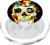 Cottagecore Skull Mushroom Retro Boho Men Women Goth Vintage PopSockets PopGrip for MagSafe