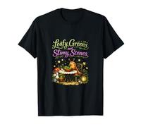 Cottagecore Slug Life Leafy Greens and Slimy Scenes T-Shirt