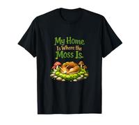Cottagecore Slug Life My Home is Where The Moss is T-Shirt