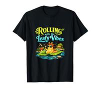 Cottagecore Slug Life Rolling with The Leafy Vibes T-Shirt