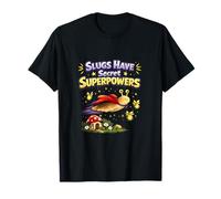 Cottagecore Slug Life Secret Superpowers Graphic T-Shirt