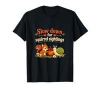 Cottagecore Slug Life Squirrel Snail Acorn Quote T-Shirt