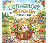 Cottagecore Summer Coloring Book: Warm Sunny Days, Garden Picnics, and Peaceful Countryside Coloring Pages with Simple Designs for Relaxing Creative Fun