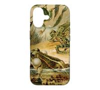 Cottagecore Vintage Aesthetic Green Frog Case for iPhone 17