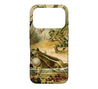 Cottagecore Vintage Aesthetic Green Frog Case for iPhone 17 Pro