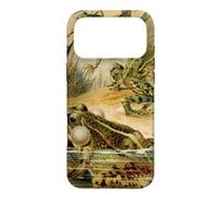 Cottagecore Vintage Aesthetic Green Frog Case for iPhone 17 Pro Max