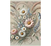 Cottagecore Wildflower 24 Retro Notebook: Rustic Floral Journal for Girls. A Touch of Cute Vintage Charm. Notes Inspired by Art Nouveau. Perfect for Gifts.