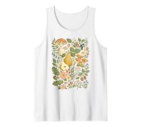 Cottagecore Woodland Botanical Vintage Nature Forest Flora Tank Top