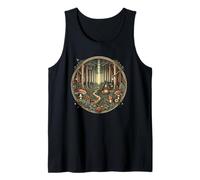 Cottagecore Woodland Forest Fox Mushroom Whimsical Nature Tank Top