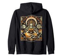 Cottagecore Zen Danu Celtic Goddess Mythology Pagan Zip Hoodie