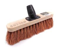 COTTAM 11 Inch Sweeping Broom Head, Rapid-Lock No-Tools Shank Fitting