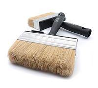 COTTAM Block Brush (x2) | 5 Inch | For Paste Wallpaper Fence Deck Shed Slurry Masonry | General Purpose Large Paint Brush