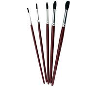 Cottam Brush Touch-Up Paint Brushes - Assorted Sizes - Pack of 5 (PAB00010)