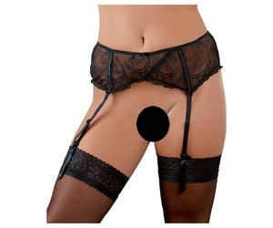 Cottelli - Basic Garter Belt (Black) - L
