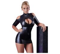 Cottelli - Black Cold Shoulder Party Dress