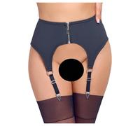 Cottelli - Black Matte Garter Belt