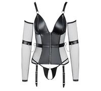 Cottelli Bondage Bondage Basque Set Black L