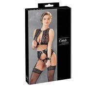 Cottelli Bondage - Lace Lingerie Set (4 Piece) - L