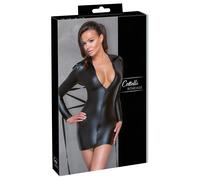 Cottelli Bondage - Shiny Effect Dress with Ties (Black) - L