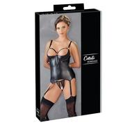 Cottelli Bondage Women Cami Suspender Shirt Black L