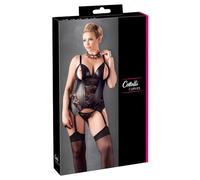 Cottelli Collection 3X-Large Black Open Basque