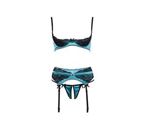 Cottelli Collection Lingerie 75B/Small Jade Shelf Bra Set