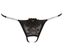Cottelli Collection Medium Black String Rhinestones